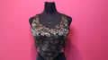 Women's Black & Gold Banarasi Brocade Sleeveless Readymade Blouse
