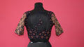 Women's Navy Blue Ajrakh Printed Cotton Designer Readymade Blouse